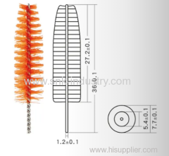 Iron and nylon MASCARA BRUSH