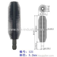 RUBBE MASCARA BRUSH .BLACK