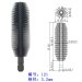 RUBBE MASCARA BRUSH .BLACK