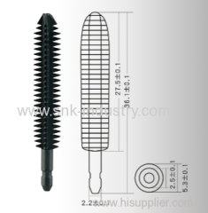 RUBBE MASCARA BRUSH .BLACK