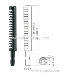 RUBBE MASCARA BRUSH .BLACK