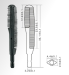 RUBBE MASCARA BRUSH .BLACK