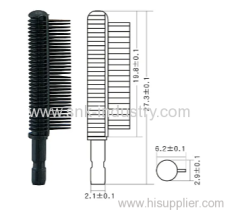 RUBBE MASCARA BRUSH .BLACK
