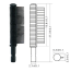 RUBBE MASCARA BRUSH .BLACK