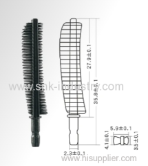 RUBBE MASCARA BRUSH .BLACK