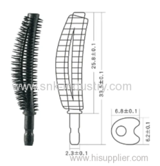 RUBBE MASCARA BRUSH .BLACK