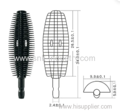 RUBBE MASCARA BRUSH .BLACK