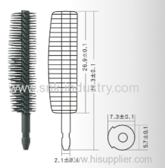 RUBBE MASCARA BRUSH .BLACK