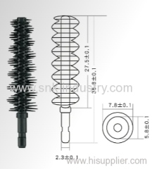 RUBBE MASCARA BRUSH .BLACK