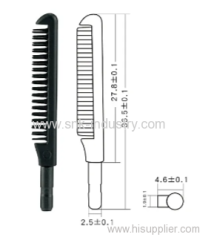 RUBBE MASCARA BRUSH .BLACK