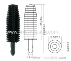 RUBBE MASCARA BRUSH .BLACK