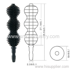 RUBBE MASCARA BRUSH .BLACK