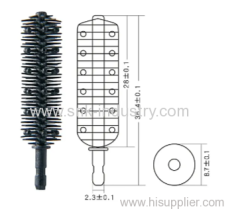 RUBBE MASCARA BRUSH .BLACK
