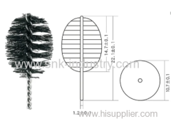 Iron and nylon MASCARA BRUSH