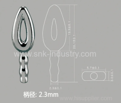 zinc alloy FLOCKED TIP