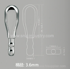 zinc alloy FLOCKED TIP