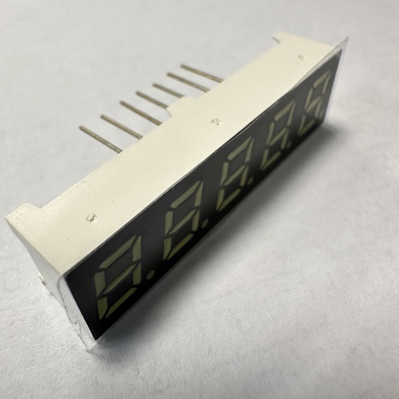 Display LED a 5 cifre, 7 mm, 7 segmenti, anodo comune, bianco ultra luminoso per convertitore di frequenza