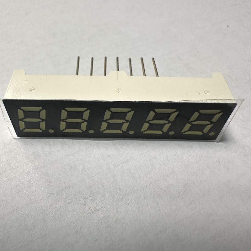 Display LED a 5 cifre, 7 mm, 7 segmenti, anodo comune, bianco ultra luminoso per convertitore di frequenza
