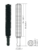 RUBBE MASCARA BRUSH .BLACK