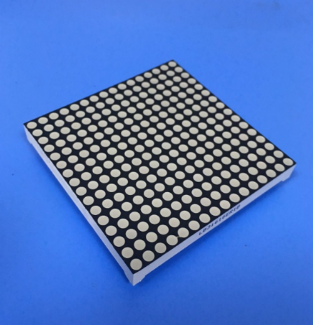 Affichage LED à matrice de points rouge vif 3 mm 16 x 16 lignes, cathode, colonne et anode pour écran d'affichage