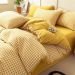 100% Cotton Combed Cotton 4-Piece Bedding Set Soft Breathable & Durable Bed Sheet Set