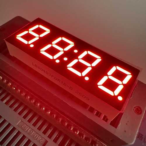 Màn hình LED 7 đoạn 0,4 inch 4 chữ số màu đỏ siêu sáng, cực âm chung 16 chân dùng cho các thiết bị gia dụng
