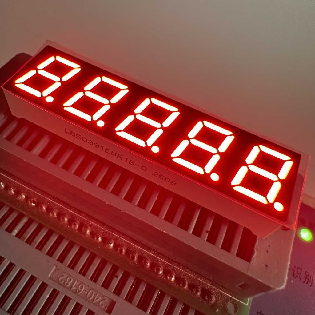 Display LED rosso ultra luminoso a 7 segmenti, 3 cifre, 10 mm, catodo comune per pannello di controllo del convertitore di frequenza