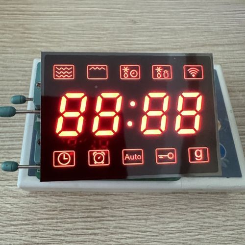 Controle wi-fi ultra brilhante vermelho 7 segmentos display led 4 dígitos cátodo comum para micro-ondas digital