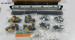 19 Inch UTP cat6 CAT.5E OR CAT.6A 24 port legrand type patch panel UTP OR STP FTP