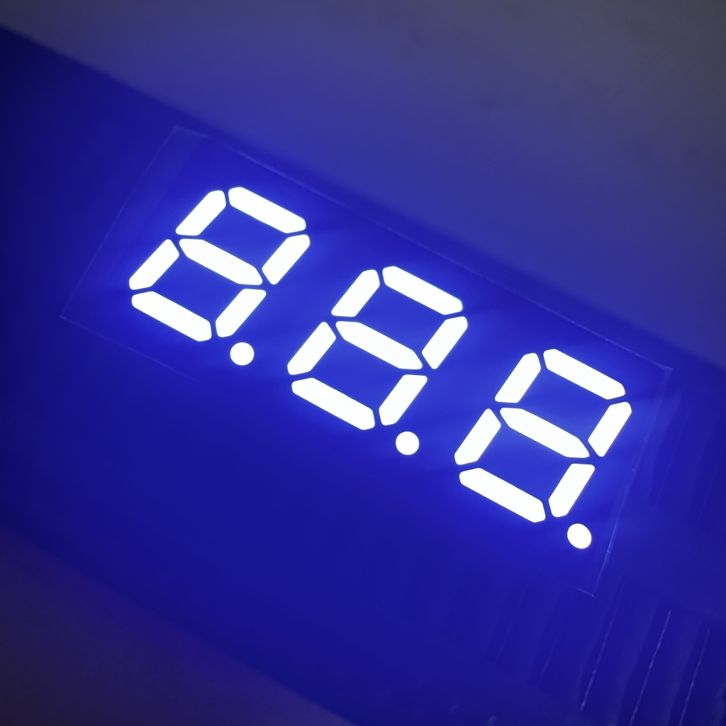 Écran LED blanc ultra brillant 7 mm, 3 chiffres, 7 segments, cathode commune, pour appareils électroménagers, hauteur 11,5 mm