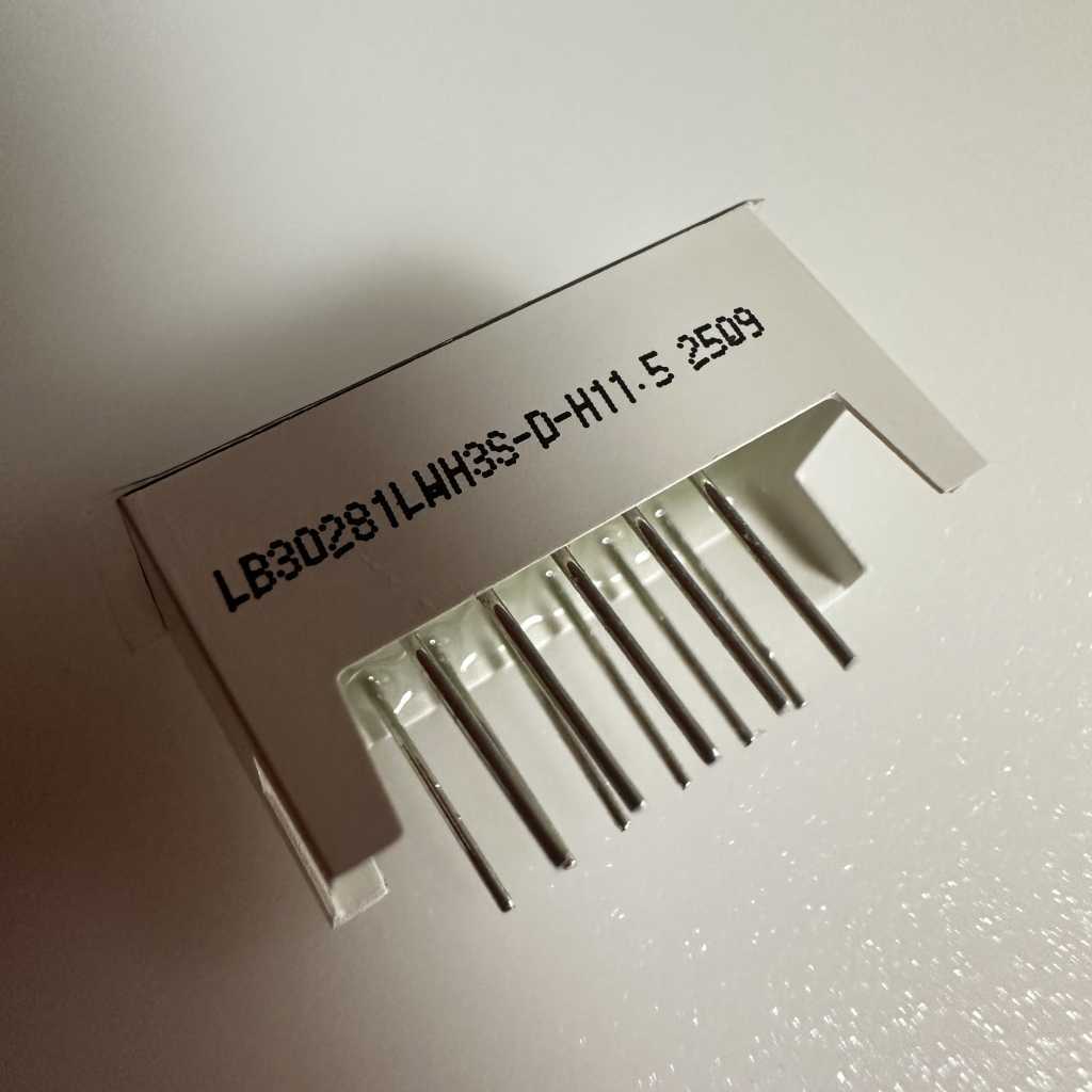 Écran LED blanc ultra brillant 7 mm, 3 chiffres, 7 segments, cathode commune, pour appareils électroménagers, hauteur 11,5 mm