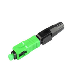 10pcs/Pack Embedded 55mm 60mm FTTH SC APC Optical Fiber Fast Connector SC UPC Fiber Optic Quick Connector for POE/IP Net