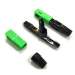 10pcs/Pack Embedded 55mm 60mm FTTH SC APC Optical Fiber Fast Connector SC UPC Fiber Optic Quick Connector for POE/IP Net