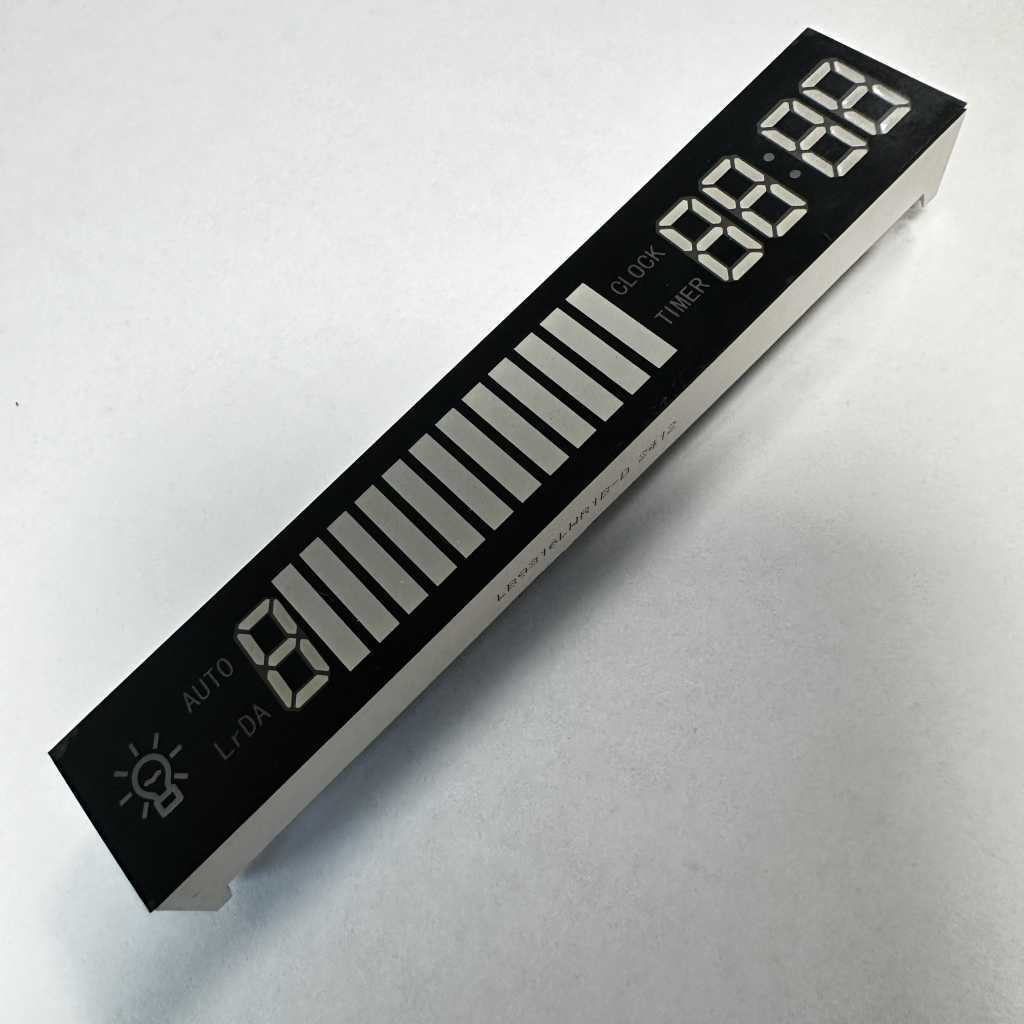 modulo display LED a 7 segmenti ad alta visibilità per cappe da cucina