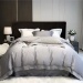Luxury Hollow-Out Cotton 4-Piece Bedding Set with Flat Sheet and Duvet Cover for Hotel Use