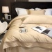 Luxury Hollow-Out Cotton 4-Piece Bedding Set with Flat Sheet and Duvet Cover for Hotel Use