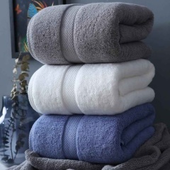 Combed Cotton Hotel Towels 125 GSM Bulk Wholesale for Luxury Hotels Spas and Gyms