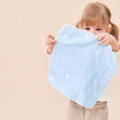OEM Ultra Soft Cotton Baby Towel Breathable Absorbent Durable and Skin Friendly