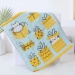 Cartoon Print Muslin Cotton Baby Towel Multi Layer Soft Face Hand and Saliva Cloth for Infant and Kids
