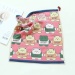 Soft Absorbent Cartoon Baby Face Towel with Hanging Loop Small Washcloth for Home Use