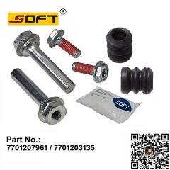 Guide Sleeve Kit - Brake Caliper 7701207961 / 7701203135 For Renault Largus / Logan K4M / K7M / K7J / K9K / D4F