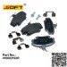 Front Brake Pads 410602192R For Renault Largus / Logan K4M / K7M / K7J / K9K / D4F