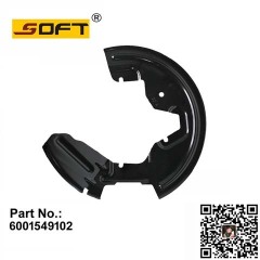 Front Brake Disc Guard RH 6001549102 For Renault Largus / Logan K4M / K7J / K7M / K9K