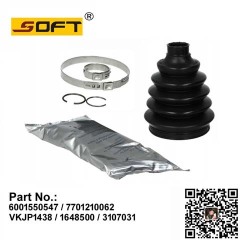 Driveshaft Boot Kit 6001550547 / 7701210062 / VKJP1438 / 1648500 / 3107031 For Renault Largus / Logan / K4M / K7J