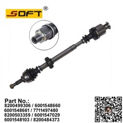 Driveshaft Front Right 8200499306 / 6001548660 / 6001548661 / 7711497480 / 8200503359 / 6001547029 / 6001548103