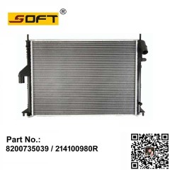 Radiator - Engine Cooling 8200735039 / 214100980R For Renault Largus / Logan / K7M / K7J / K9K / K4M / D4F