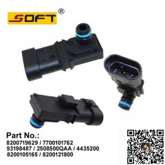 Map Air Intake Pressure Sensor 8200719629 / 7700101762 / 93198487 / 2508500QAA For Renault Largus / Logan / K7M / K7J
