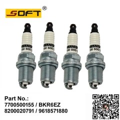 Spark Plug 7700500155 / BKR6EZ / 8200020791 / 9618571880 For Renault Largus / Megane / K4M / K4J