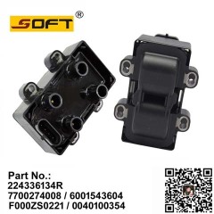 Ignition Coil 224336134R / 7700872834 / 0986221060 / CE20048-12B1 / 7700274008 / 6001543604 / F000ZS0221 / 0040100354