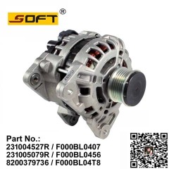 Alternator / 90A 12V 231004527R / F000BL0407 / 231005079R / F000BL0456 / 8200379736 / F000BL04T8 For Renault Largus